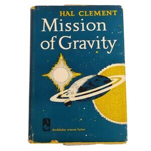 Hal Clement Mission of Gravity 1954 Doubleday Book Club 1st Edition HC DJ Sci-Fi